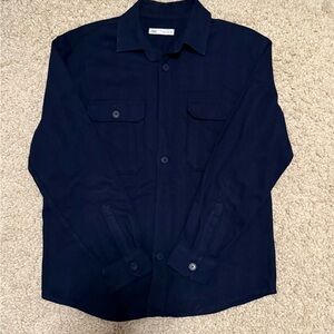 Zara Blue Lightweight Shirt Jacket